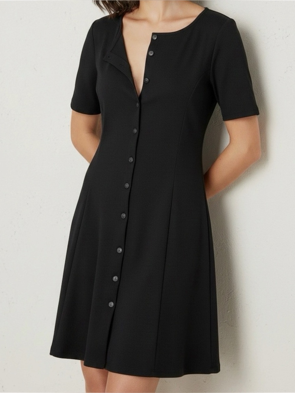 SÉZANE Léa Dress, Black, Medium